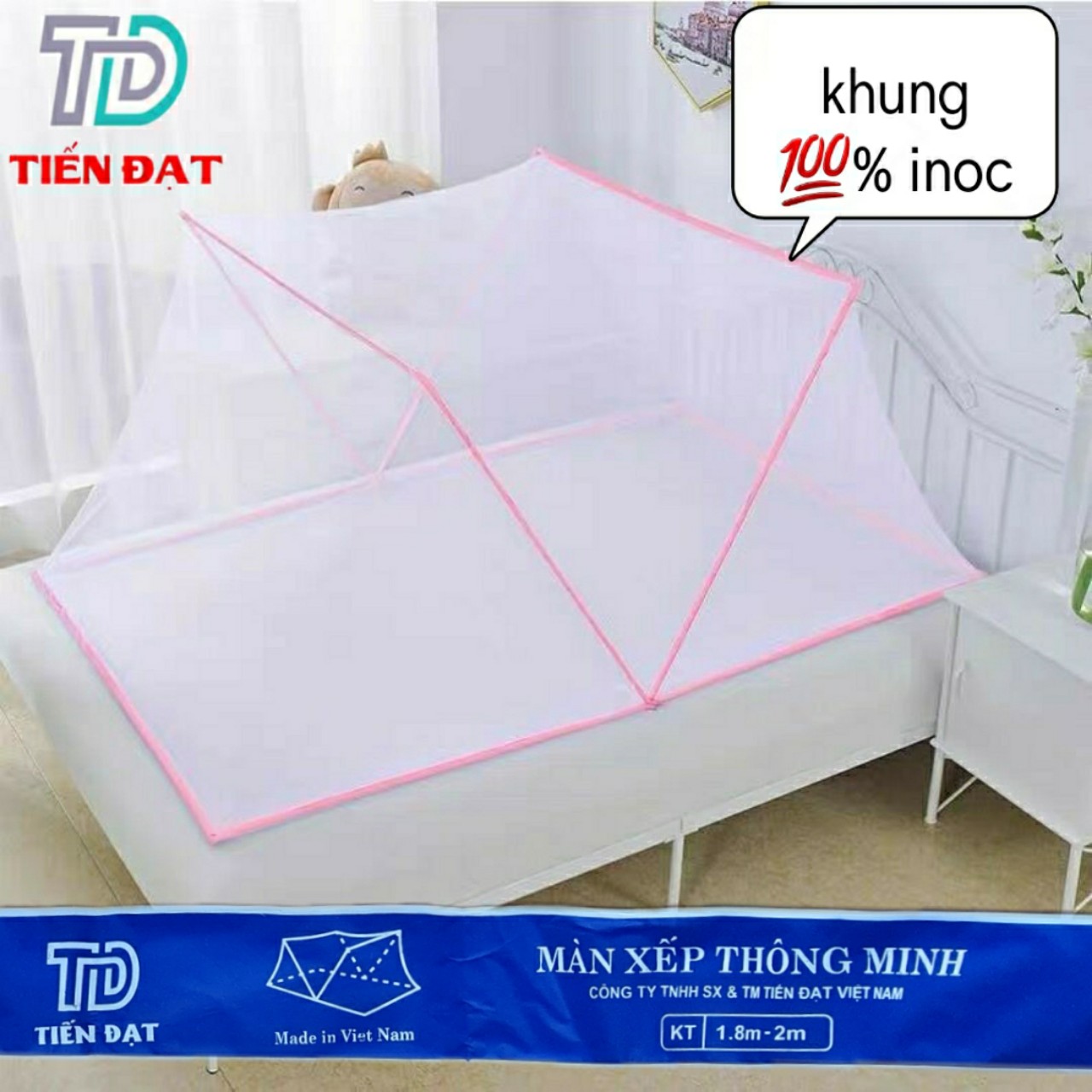 Mùng Gấp Gọn. Màn Chống Muỗi Thông Minh chỉ cần 3 giây để sử dụng cực tiện lợi