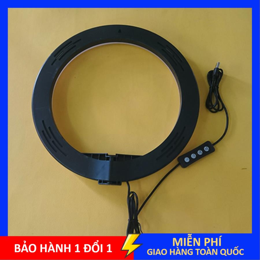 [HCM]Đèn Livestream 33cm Kẹp điện thoại (chưa có chân) 3 chế độ sáng Đèn led rời livestream siêu sáng có kẹp điện thoại 1 đổi 1 nếu lỗi
