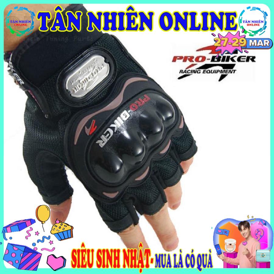 Găng tay Biker hở ngón chuyên dành cho phượt thủ bao chất độc đáo