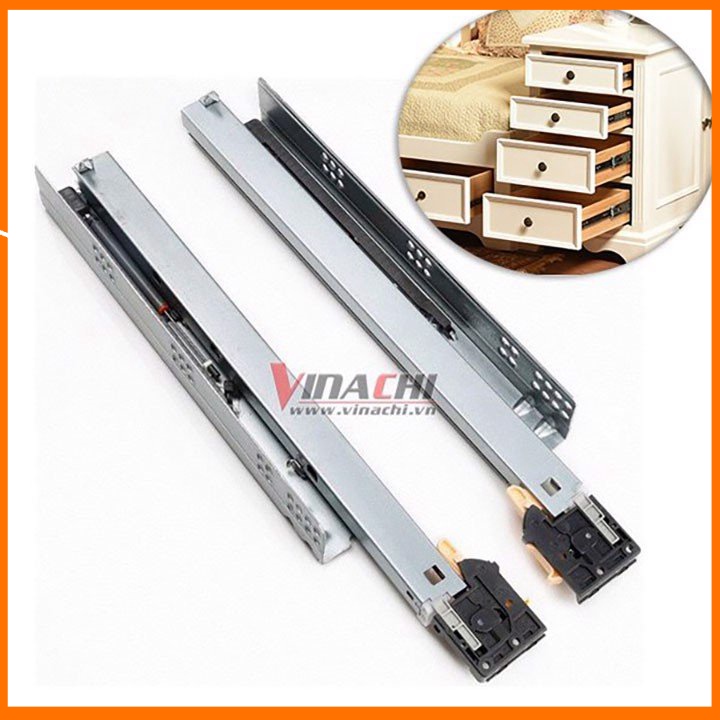 Ray trượt giảm chấn dtc loại mở toàn phần - ray trượt giảm chấn chịu tải, chống xê dịch tốt