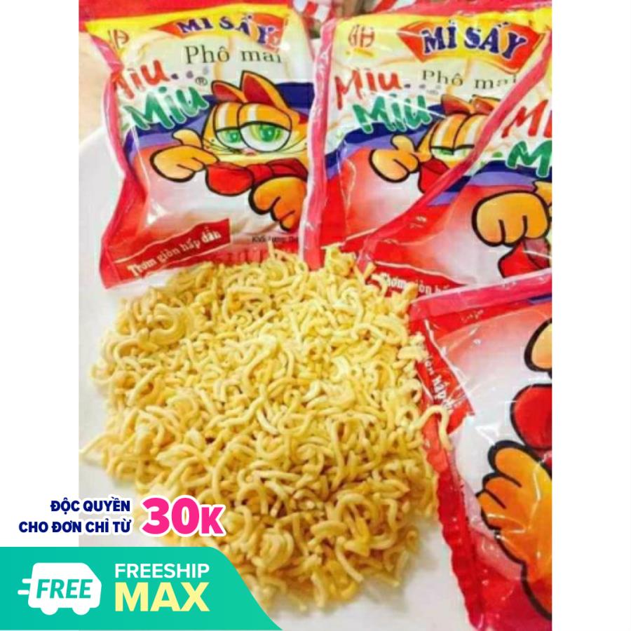 Vé Quay Về Tuổi Thơ 1 thùng 200 gói mì MiuMiu Mì Trẻ Em Mọi Trẻ Thơ đều thích - Đồ Ăn Vặt Giá Rẻ