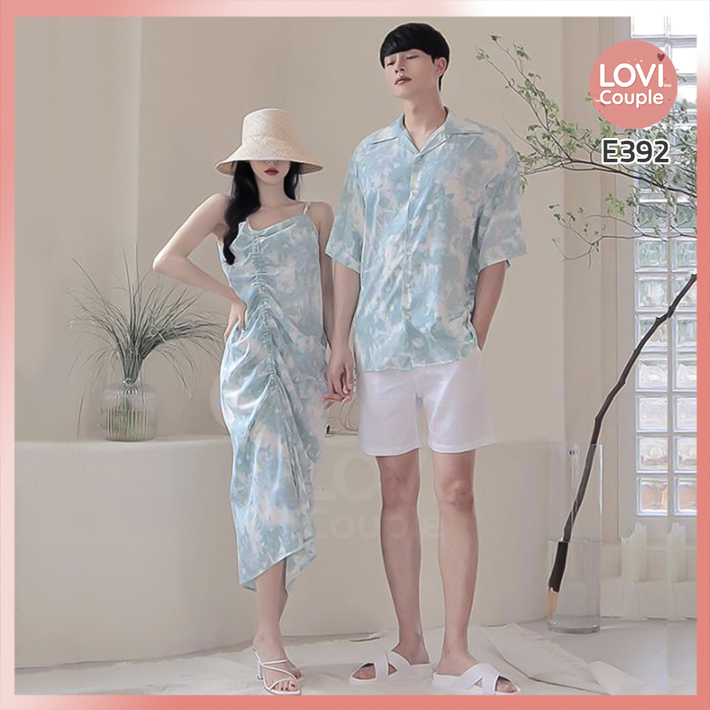 Đồ Đôi - Áo Váy Cặp Áo Váy Đôi Hàn Quốc chụp ảnh cưới, du lịch E392