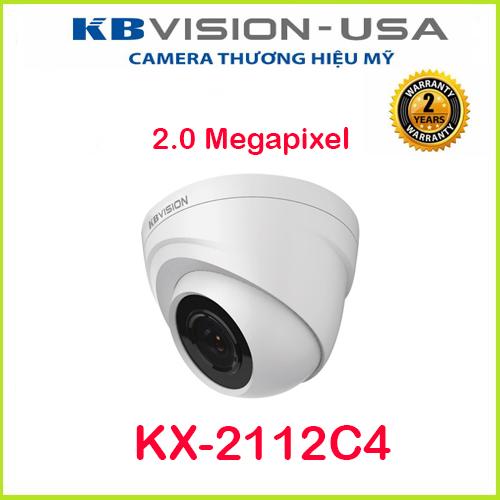 Camera Dome 4 in 1 hồng ngoại 2.0 Megapixel KBVISION KX-A2112C4