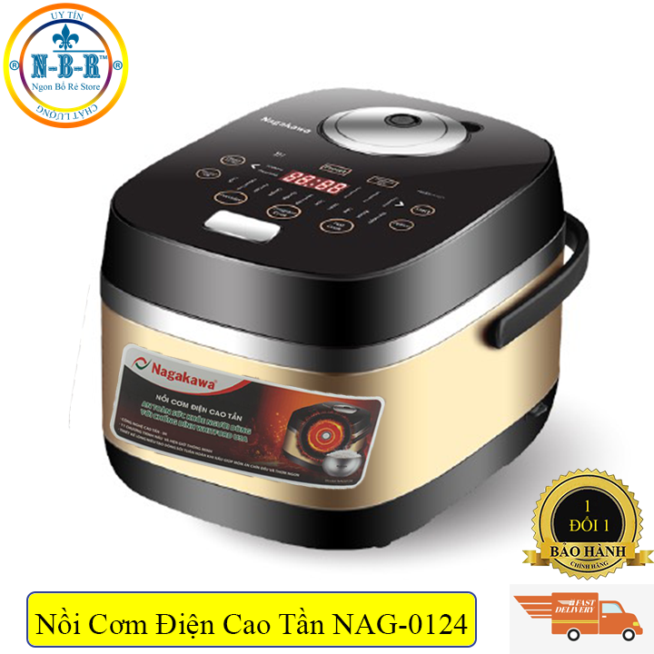 Nồi cơm điện cao tần Nagakawa nag 0124 dung tích 1.8 lit phân phối bởi Nbr Store, cam kết hàng đúng mô tả, chất lượng đảm bảo, an toàn cho người sử dụng