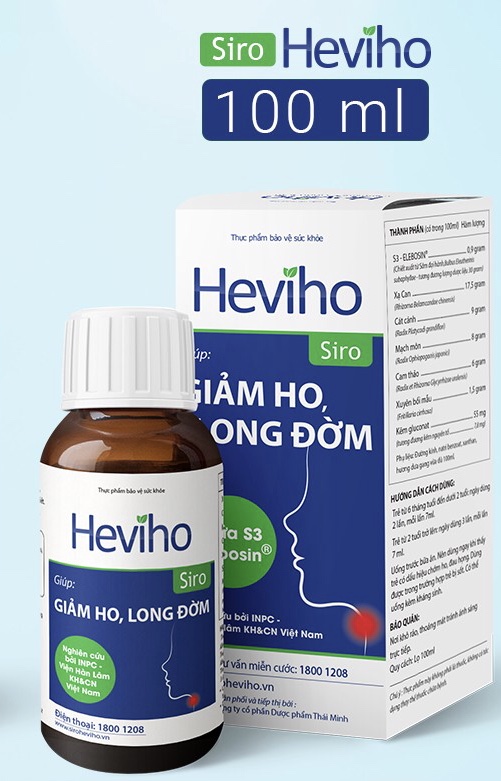 Siro ho cho bé heviho - 100ml
