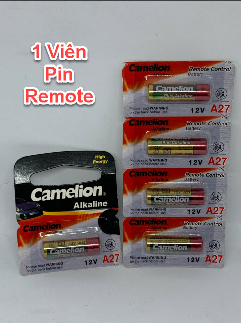 1 viên - Pin A27 12V Camelion Alkaline - dùng cho chuông cửa, cửa cuốn, điều kiển từ xa, remote...
