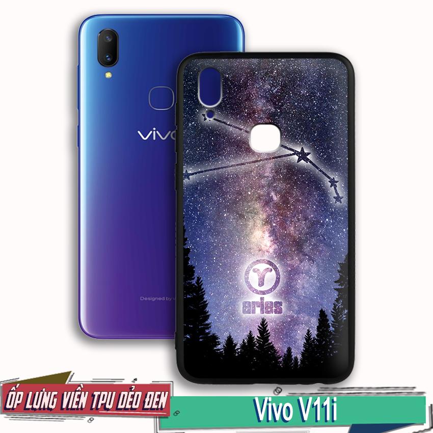 [HCM]Ốp lưng cứng viền dẻo đen cho điện thoại Vivo V11i in 12 chòm sao Cung Hoàng Đạo Zodiac đẹp giá rẻ chất lượng - 02075