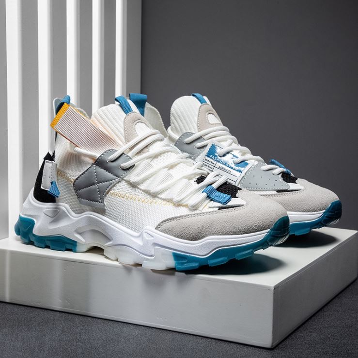 Giày thể thao sneaker nam D96 đường may tinh tế, êm và ôm chân, đế cao su dày dặn, phong cách trẻ trung thời trang