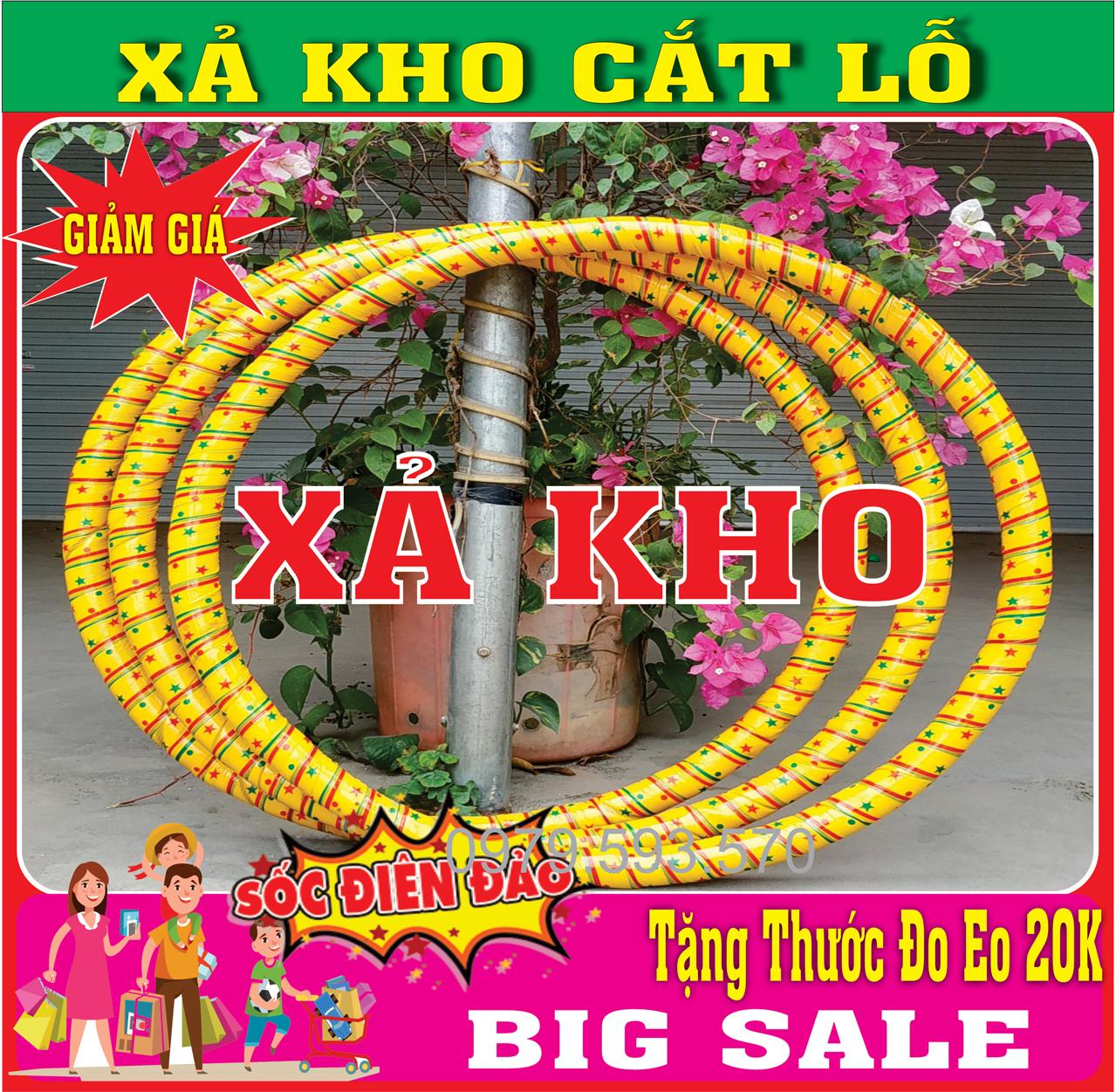 Vòng lắc eo massage bằng mây chập đôi giúp giảm eo bụng nhanh