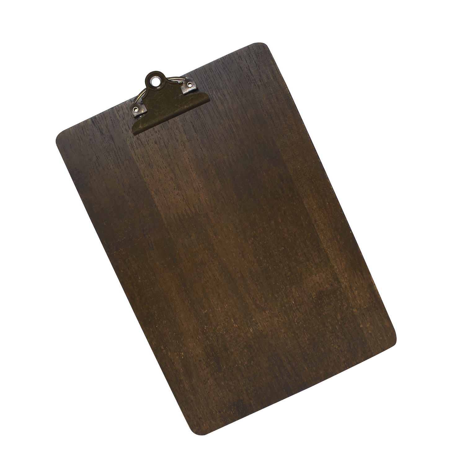 Bảng menu gỗ A4 - Kẹp đồng