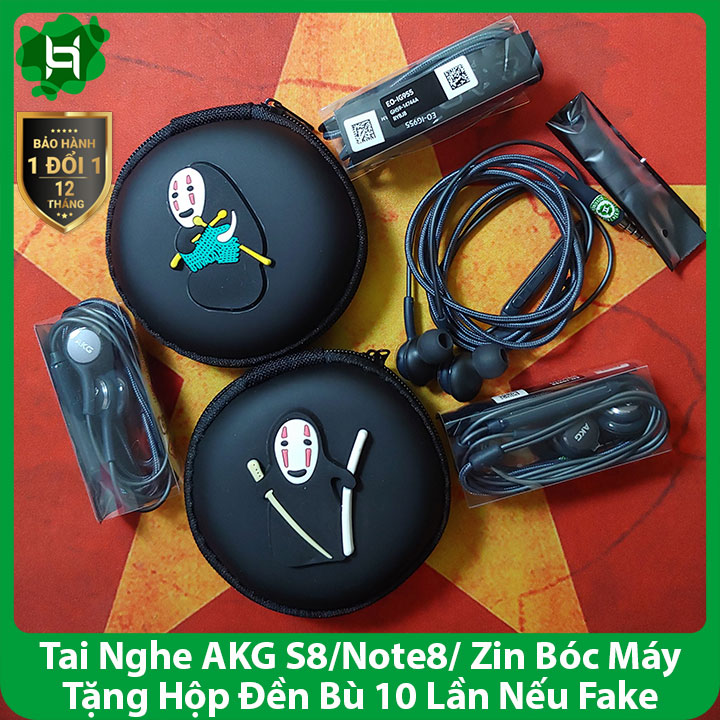 Tai nghe samsung akg s8/note8/ s9/note9 chính hãng bóc máy zin tặng hộp đựng