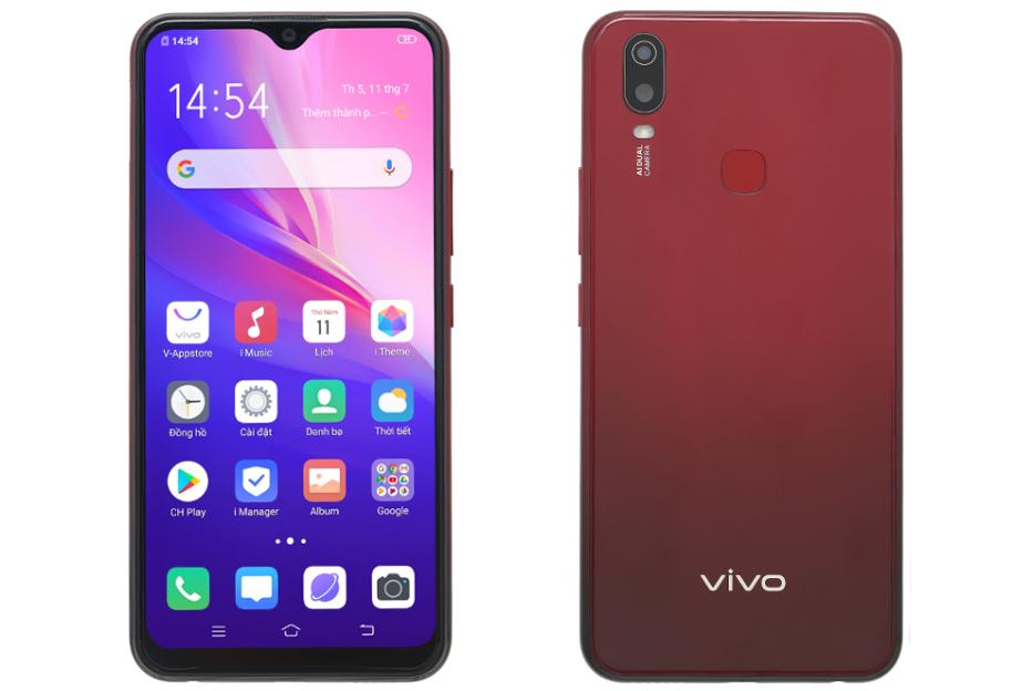 Điện thoại Vivo Y11 3GB/32GB Đỏ San Hô/Xanh Ngọc Bích
