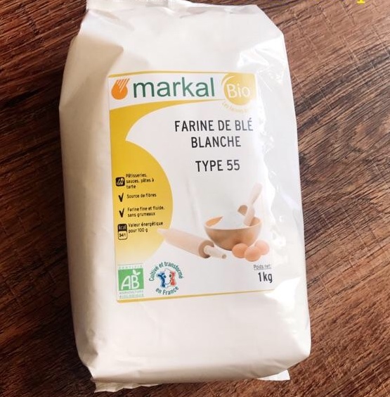 Bột mì đa dụng hữu cơ Markal T55 1kg