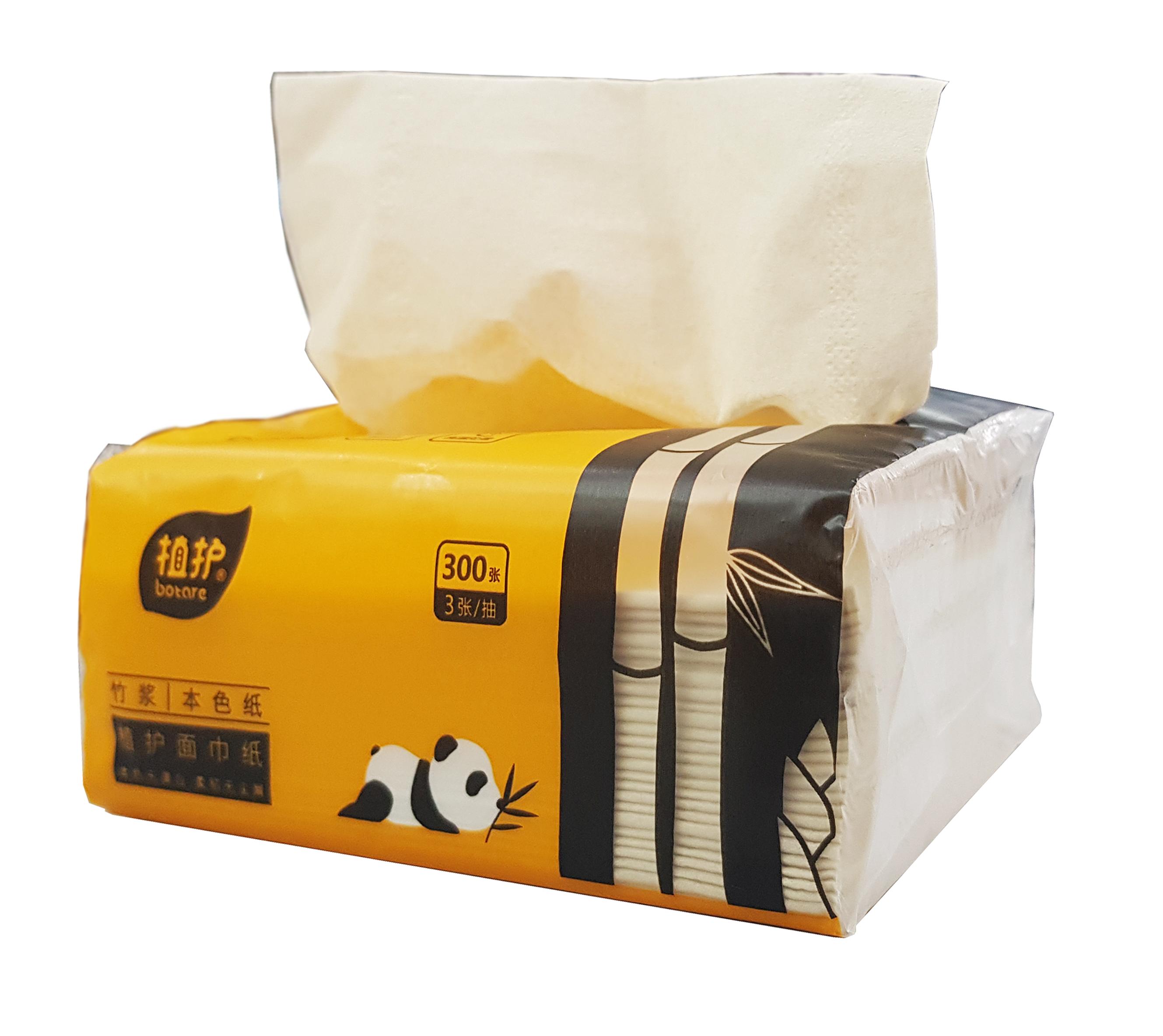 Thùng 30 gói Giấy ăn gấu trúc Panda gói 300 tờ siêu dai hàng đẹp hai cây tre