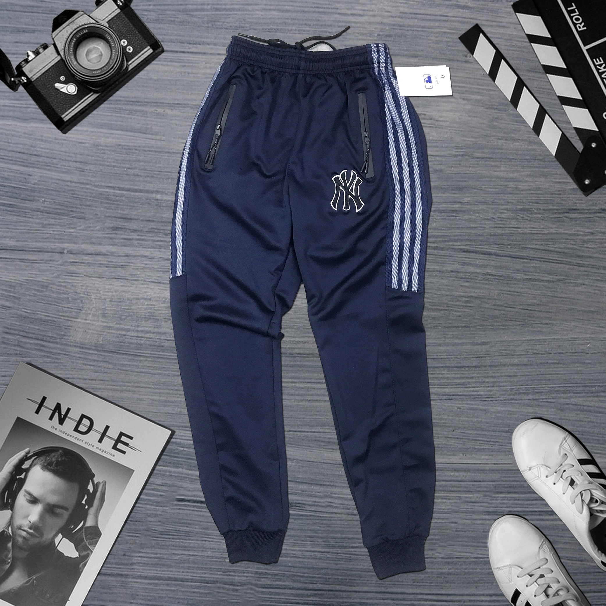 Quần Jogger nam thể thao ống bo chất thun Polyeste cao cấp hàng chuẩn VNXK