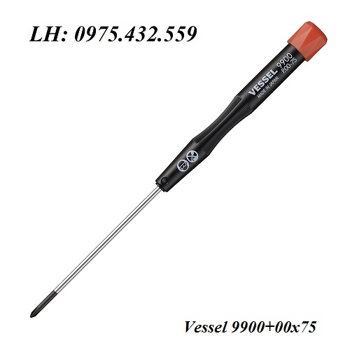 Tô vít 4 cạnh siêu nhỏ Vessel No.9900(+00×75) (Japan)