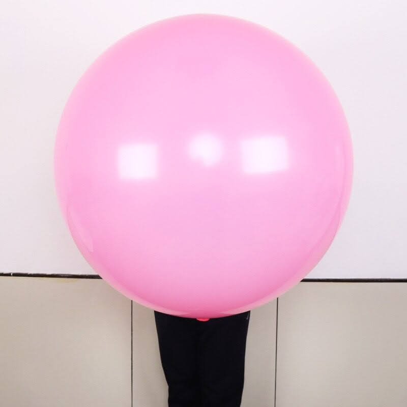 Màu Hồng - Bóng Bay Siêu To Khổng Lồ Size Đại Đường Kính 90cm (36 inch), Bóng Bay Trang trí, Bong Bóng Siêu To Khổng Lồ Size Đại, Bong Bóng Chúc Mừng Năm Mới, Bong Bóng Happy New Year, Bong Bóng Noel - Loại Tròn Dày