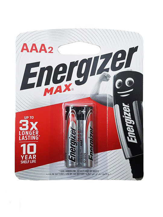 Vĩ 2 viên pin aaa energizer e92/bp2 mẫu mới