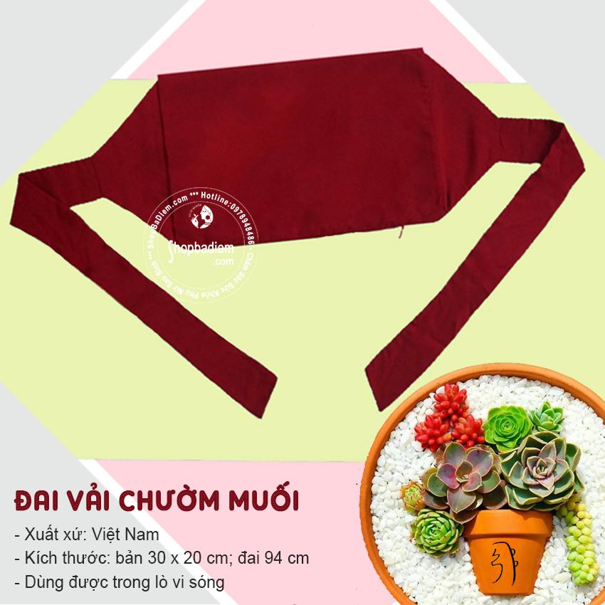 [HCM]Đai Quấn Muối Chườm Bụng Túi Đựng Muối Chườm Bụng - Shop Sau Sinh Trần Vân