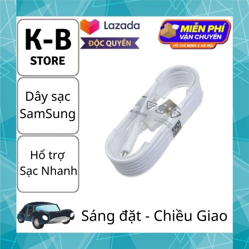 Dây cáp samsung S8/S9 phù hợp để kết nối điện thoại di động samsung,oppo, cáp sạc hổ trợ sạc nhanh và phụ kiện điện thoại giá rẻ chính hãng