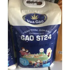 Gạo Thơm Vua Gạo Đậm Đà ST24 - Túi 5kg