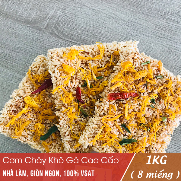 Cơm cháy khô gà lá chanh