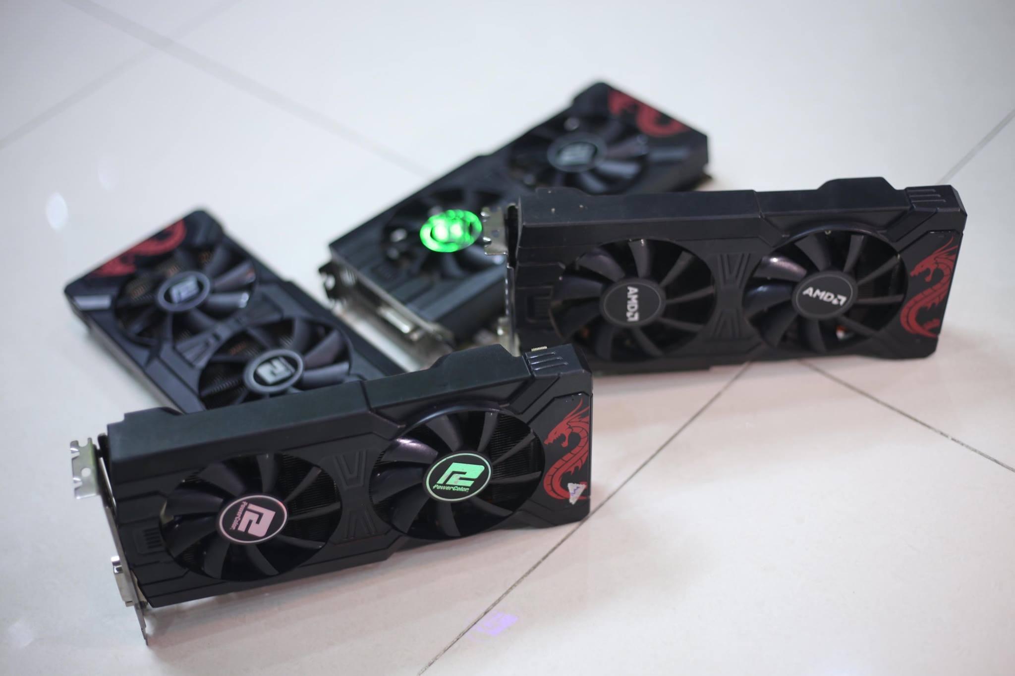 Card Màn Hình VGA RX570 4GB Powercolor - DVI - bảo hành 1 tháng