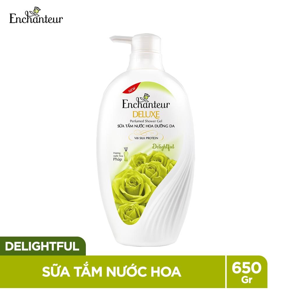 Sữa tắm nước hoa dưỡng da Enchanteur Delightful 650g