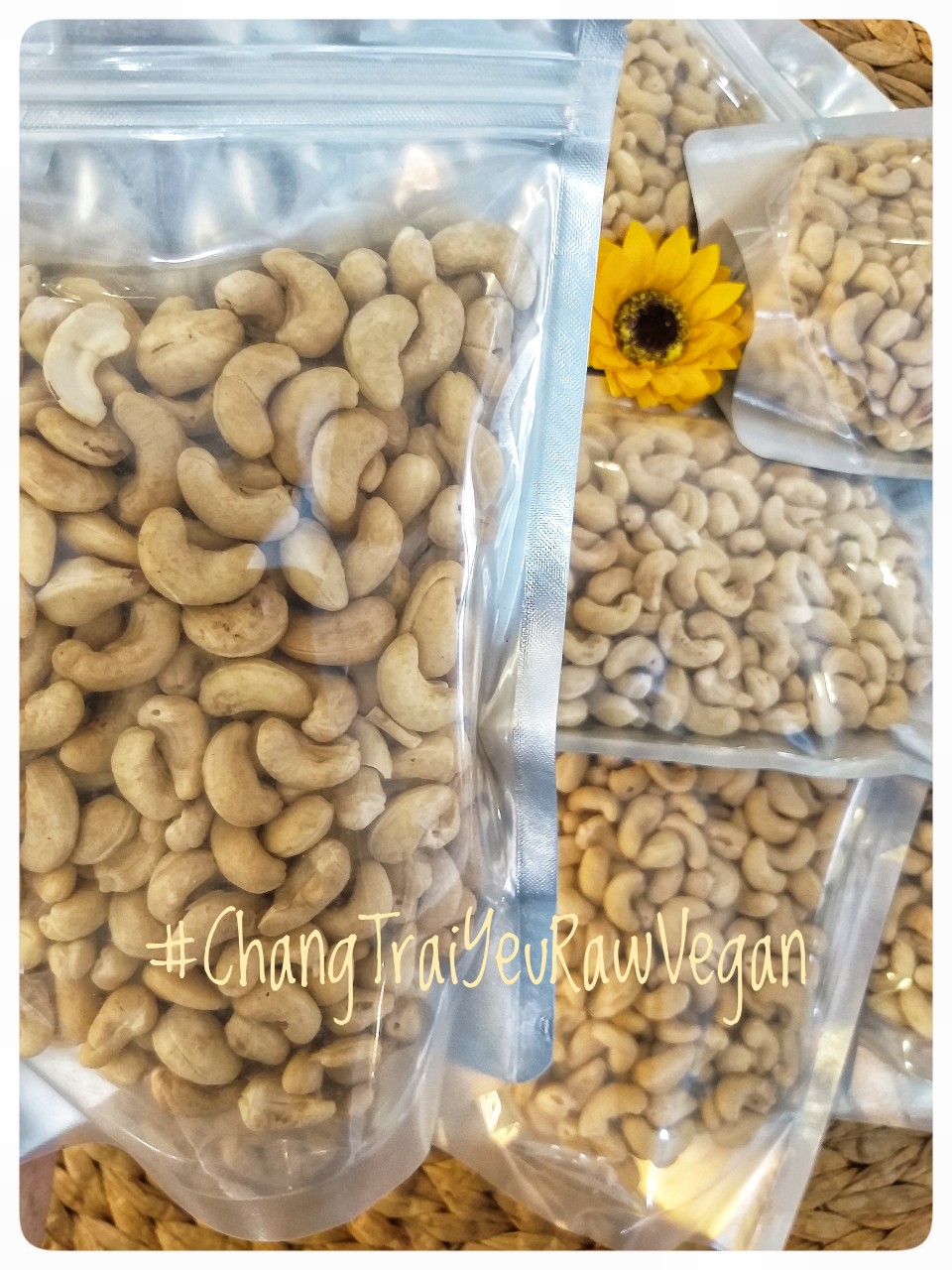 500gr hạt điều tươi nguyên hạt tách vỏ || bình thuận