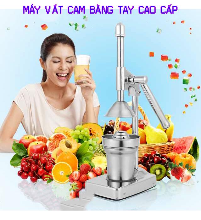 Nơi bán máy ép cam inox, máy vắt cam - dụng cụ vắt cam bằng tay, may vat nuoc cam băng inox - máy ép trái cây bằng tay tự động. big sale chỉ hôm nay