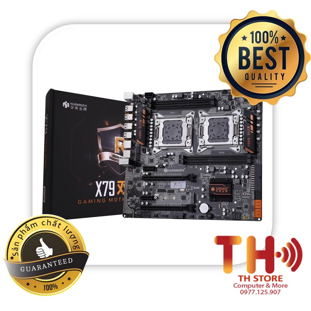 Mainboard Huananzhi X79 4D hỗ trợ Dual Xeon E5 16 nhân 32 luồng ~i9 9900k