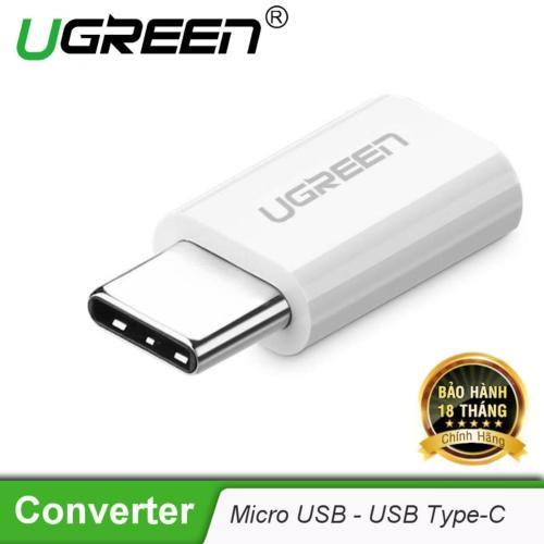 Đầu chuyển đổi USB Type C sang Micro USB Ugreen 30154 chính hãng