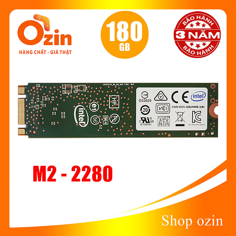 Ổ cứng SSD intel 540S 180GB M.2 SATA - 540S 180