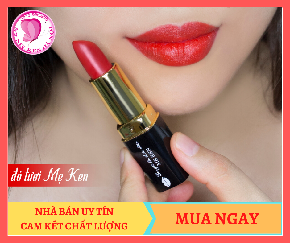Son gấc dền thiên nhiên Mẹ Ken màu Đỏ Tươi