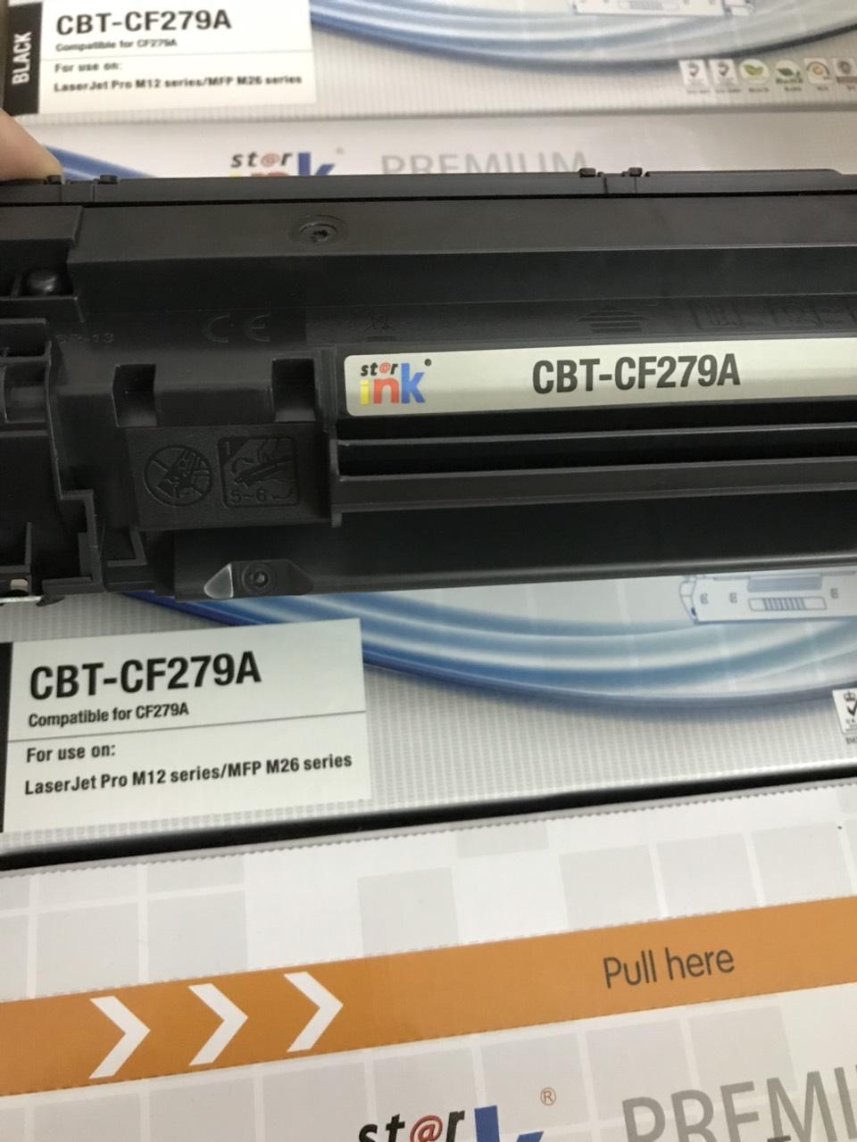 Hộp mực cho Hp M12a-M12w- M26a-M26Nw mã 79A starink có lỗ đổ mực