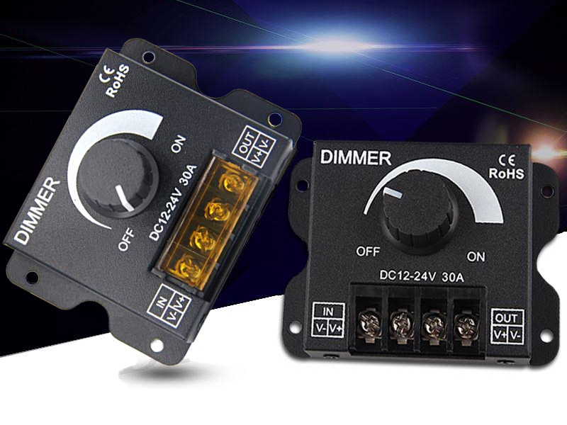 [HCM]DIMMER DC 12-24V 30A -TĂNG GIẢM ÁNH SÁNG LED, ĐIỀU KHIỂN TỐC ĐỘ ĐỘNG CƠ