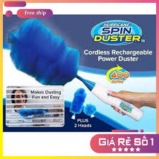 CHỔI ĐIỆN QUÉT BỤI THÔNG MINH SPIN DUSTER - CHỔI QUÉT, LAU BỤI XOAY TRÒN