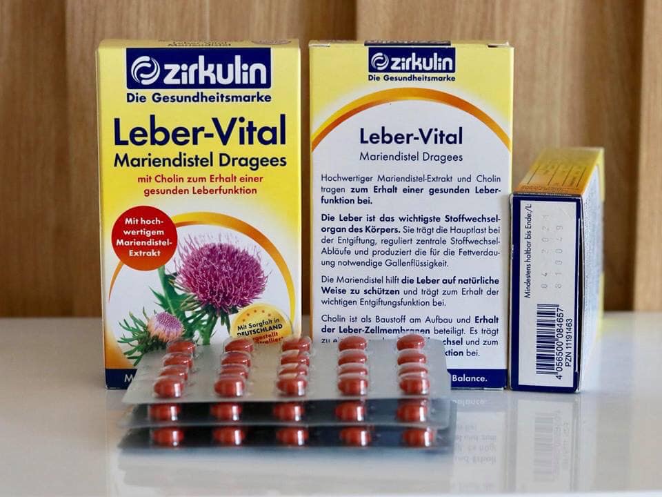 Viên uống dành cho gan Zirkulin Leber-Vital hàng Đức