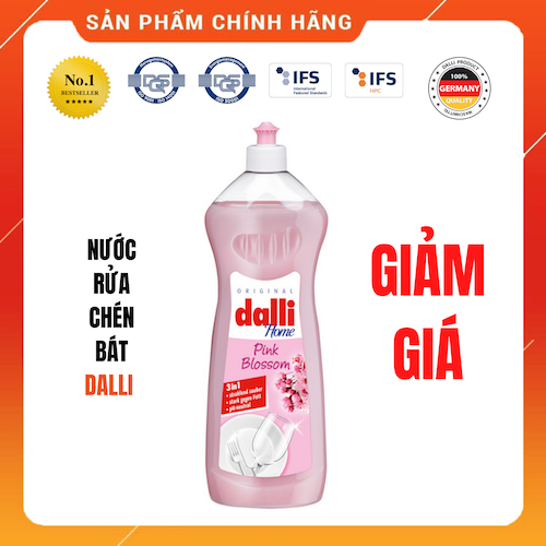 Nước Rửa Chén Bát Đức Dalli - thổi bay dầu mỡ các đồ dùng trong bếp. Thân thiện với da tay
