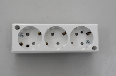 Combo 10 ô cắm dosel hàn quốc 3 lỗ dc1212 giá rẻ