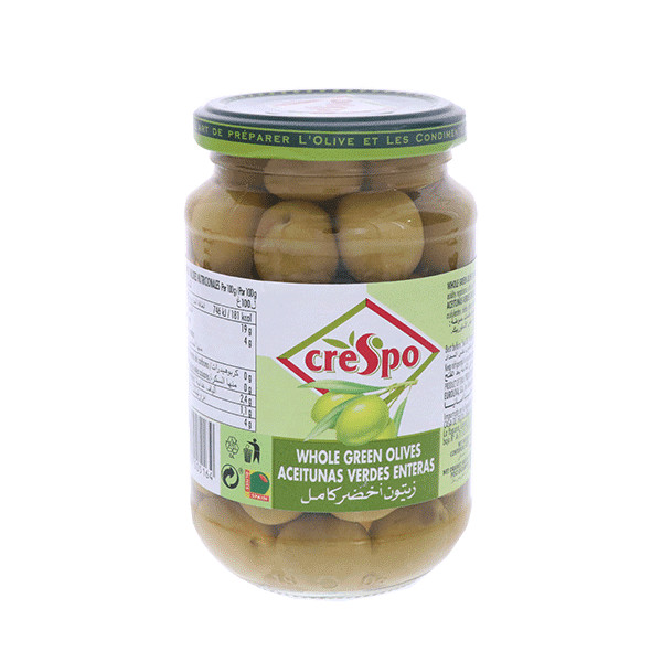 [HCM]CRESPO WHOLE GREEN OLIVES 370ML