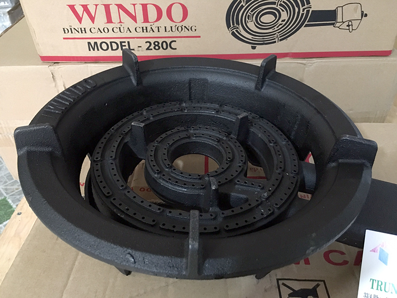 Bếp Công Nghiệp Gang WinDo 280C Dành Cho Quán Ăn