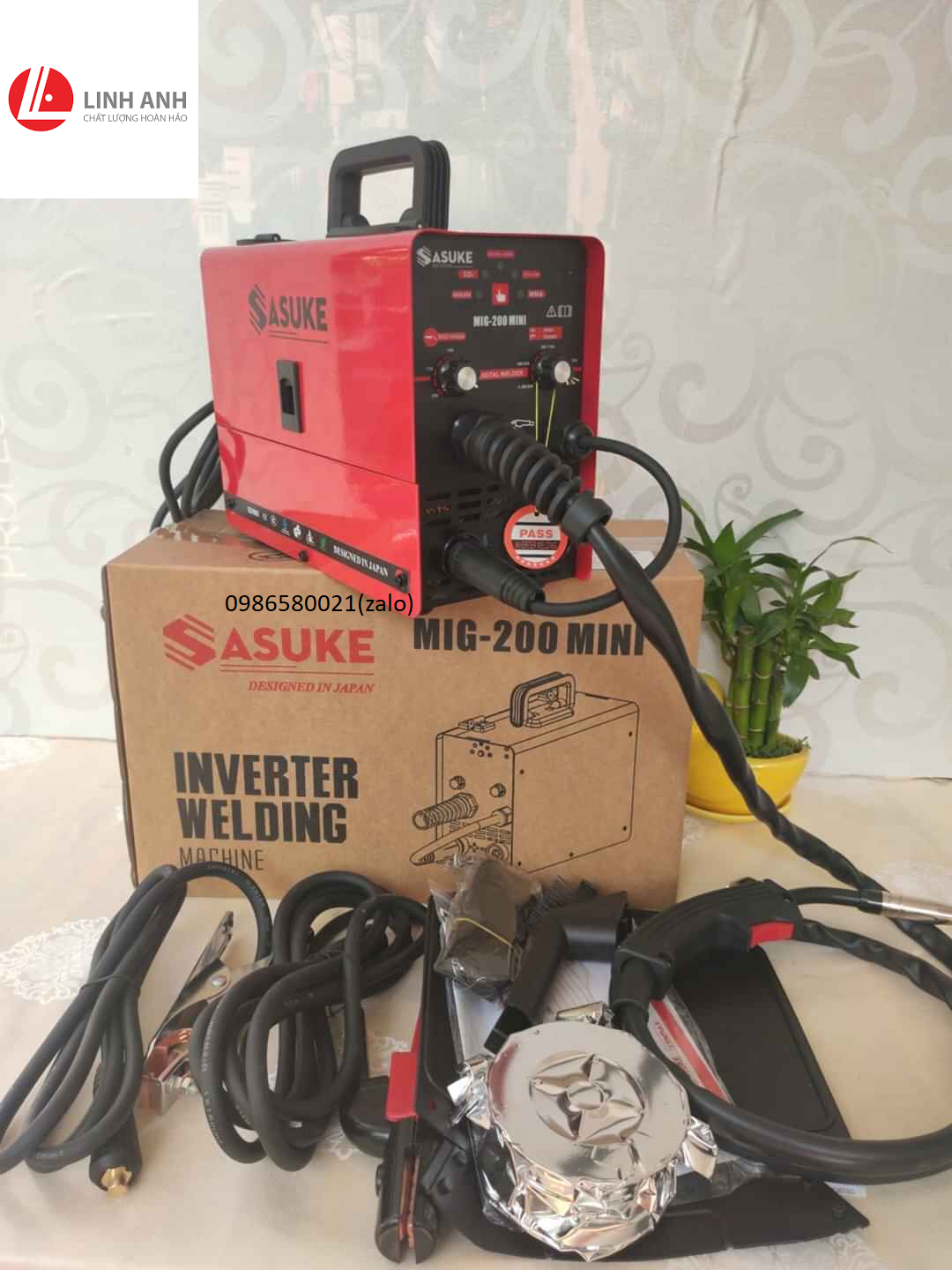 Máy hàn Sasuke MIG 200 mini - 3 chức năng- Bảo hành 12 tháng toàn quốc