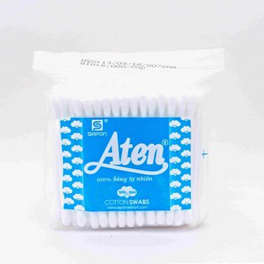 Combo 2 gói tăm bông thân gỗ ngoáy ráy tai Aten cho người lớn giá mua cực tốt hàng Việt Nam chất lượng cao an toàn tăm bông ráy tai vệ sinh - Cotton swabs for ears 200/2pcs - Nhà Của Bạn