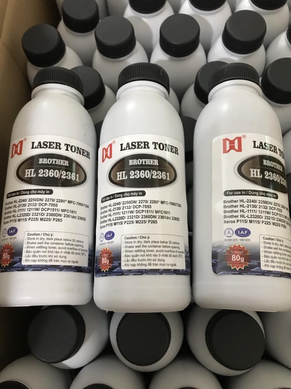 Bộ 03 chai mực đổ Brother 2361-2321-2240-2701D-2701DW-MFC 7440-7360-Xerox P225-265 series