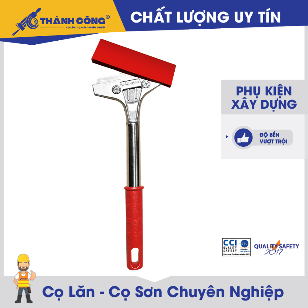 Combo 10 cây Sủi thép Thành Công dụng cụ cạo sơn vệ sinh nhà cửa tường làm bằng thép không gỉ chắc chắn có nắp đậy đảm bảo an toàn khi thi công