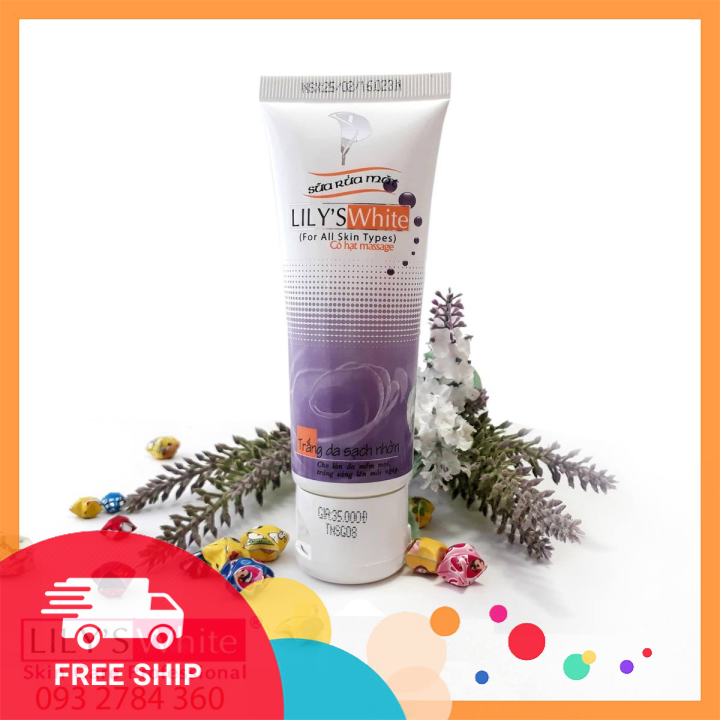 Sữa rửa mặt lilys white cleanser trắng da sạch nhờn