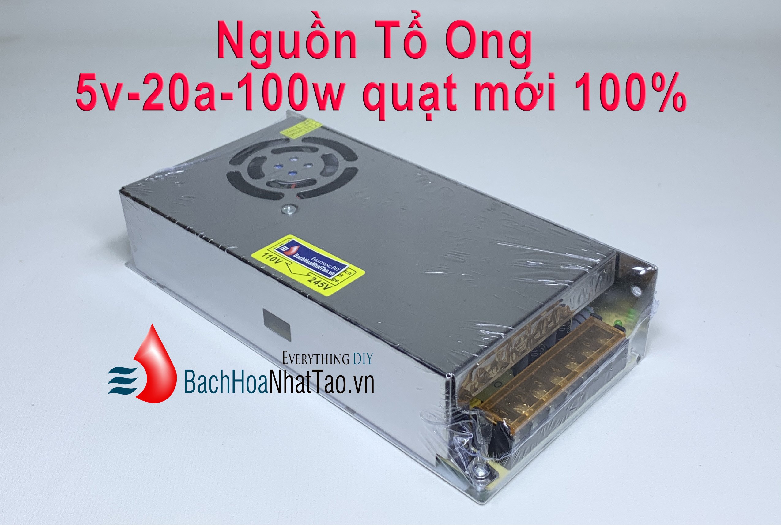 Nguồn tổ ong 5V-20a 100w mới 100%