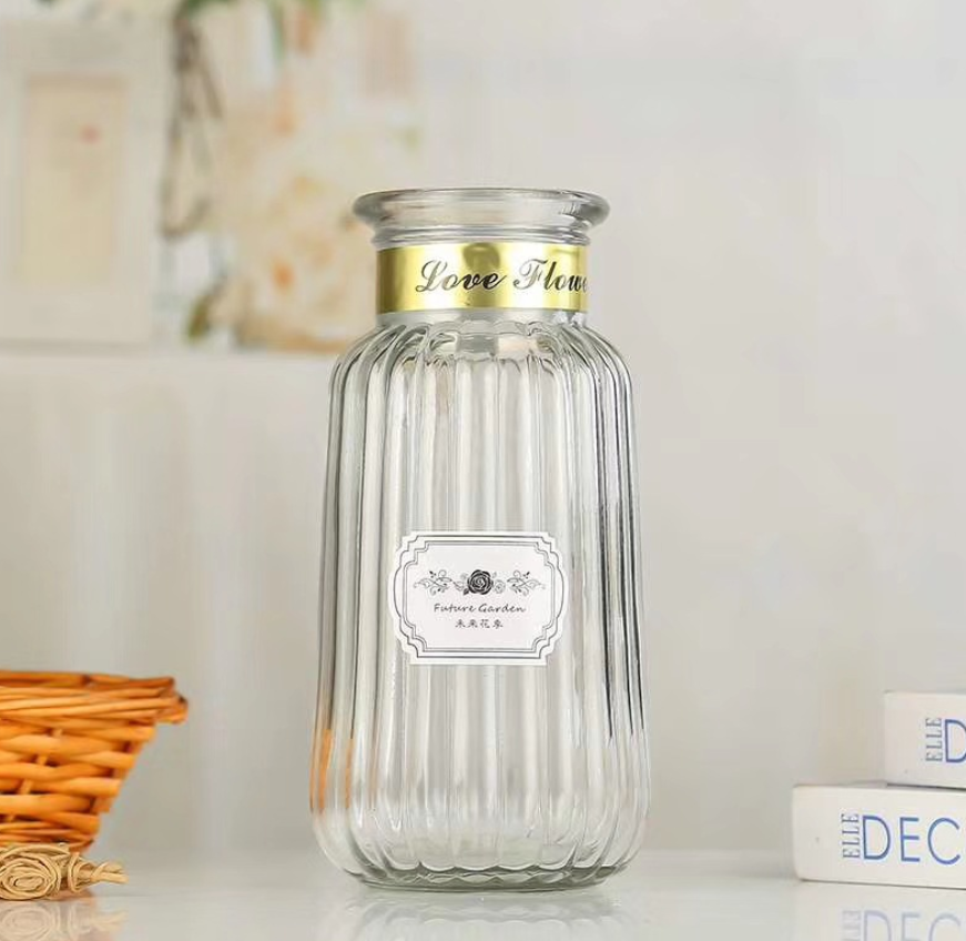 Lọ hoa thủy tinh cao cấp, Bình lọ cắm hoa thủy tinh BH178