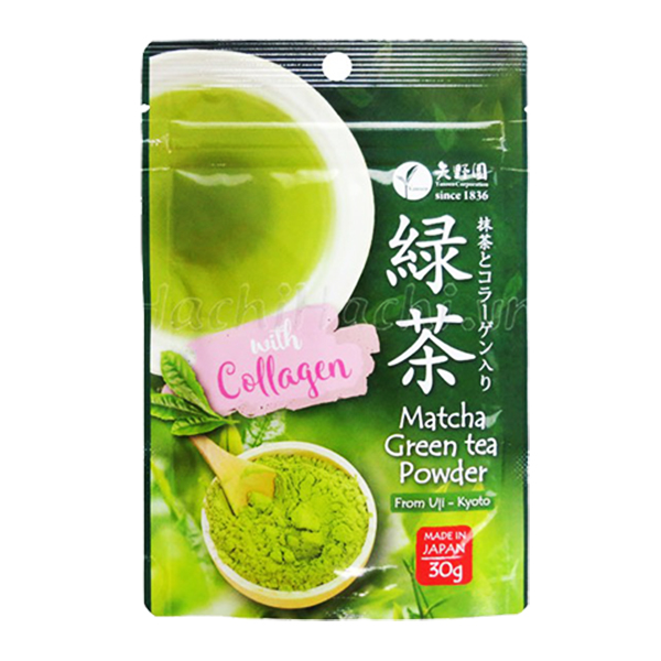 Matcha green tea powder with collagen 30gr